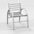 Elegant Wood Chair 3D model small image 3