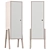 Sleek 1 Door Wardrobe | Norden Home 3D model small image 1