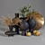 Autumn Bronze Decor Set 3D model small image 1