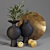 Autumn Bronze Decor Set 3D model small image 3