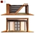 Classic Wood Awning 800x1000mm 3D model small image 2