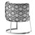 Modern Manbas Meubles Chair 3D model small image 5