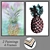 Modern Art Set: No. 2420 - 2 Paintings with 4 Frame Options 3D model small image 1