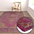 Luxury Carpets Set - High-Quality Textures 3D model small image 5