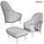 ANGIE Version Two: Sleek Minotti Armchair 3D model small image 3