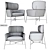 CARISTO Chair: Sleek Design, Exceptional Comfort 3D model small image 3