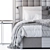 Luxury CAFARO Bed - LONDON Collection 3D model small image 3