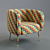 eLuxury Modern Accent Chair | Stylish Seating Solution 3D model small image 2