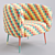 eLuxury Modern Accent Chair | Stylish Seating Solution 3D model small image 4