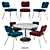 Vintage Raleigh Retro Dining Set 3D model small image 2