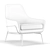 Elegant Coco Velvet Lounge Chair 3D model small image 4