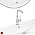 Modern Bathroom Furniture Set: BelBagno 3D model small image 4