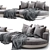 Luxurious Minotti Connery Sofa 05 3D model small image 3