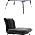 Zara Home Upholstered Armchair: Luxurious and Comfortable 3D model small image 3