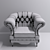 Elegant Vintage Armchair 3D model small image 4