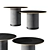 Glimakra Woof Table | Adjustable Height 3D model small image 1