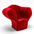 Cozy Lounge Chair | Soft Big Easy 3D model small image 1