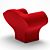 Cozy Lounge Chair | Soft Big Easy 3D model small image 3