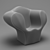 Cozy Lounge Chair | Soft Big Easy 3D model small image 4