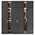 Art Deco Modular Wardrobe 3D model small image 1