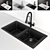 Vidric Deck Sink: Stylish, Durable, and Versatile! 3D model small image 1