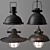 Industrial Pendant Lights 3D model small image 1