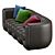 Swiss Crafted DS-707 Sofa 3D model small image 2