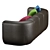 Swiss Crafted DS-707 Sofa 3D model small image 3