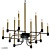 Elegant Chandelier Set, 300 Options 3D model small image 2