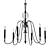 Elegant Chandelier Set, 300 Options 3D model small image 5