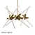 Linger LED Abstract Chandelier - Illuminate Your Space 3D model small image 4