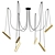 Elegant Chandelier Collection: Ole Pepo, Aim 5 Light, Ole Multiple, Apparatus Pendant 3D model small image 5