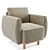 Comfortable GRUNNARP Armchair 3D model small image 1