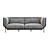 Prism Shake Sofa: Modern Elegance. 3D model small image 1