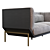 Prism Shake Sofa: Modern Elegance. 3D model small image 2