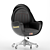 Modern Ergonomic Armchair 3D model small image 3