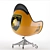 Modern Ergonomic Armchair 3D model small image 5