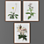 Wooden Frame Picture Collection 3D model small image 1