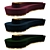 Modern Reptilia Sofa: Sleek Design 3D model small image 4