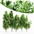  Majestic Cypress Oak Tree Bundle 3D model small image 1