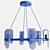 Elegant Anabel Pendant Light 3D model small image 4