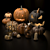 Spooky Halloween Décor Set 3D model small image 3