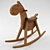 Sixay Furniture Paripa Rocking Horse 3D model small image 4
