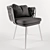 Elegant Tosca Designer Chair 3D model small image 4