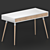  Modern Wooden Desk with V-Ray Compatibility 3D model small image 1