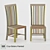 Hand-Painted Bolero Teak Chair 3D model small image 2