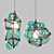Elegant Glass Pendant Lamp 3D model small image 1