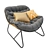 Carmen Lounge Chair: Your Outdoor Oasis 3D model small image 2