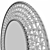 Rattan-Woven Round Mirror | IKEA MISSVEDEN 3D model small image 3