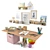 Delightful Kids Decor Set: Storage Box, Shelves, Elephant Toy & Wooden Blocks 3D model small image 7